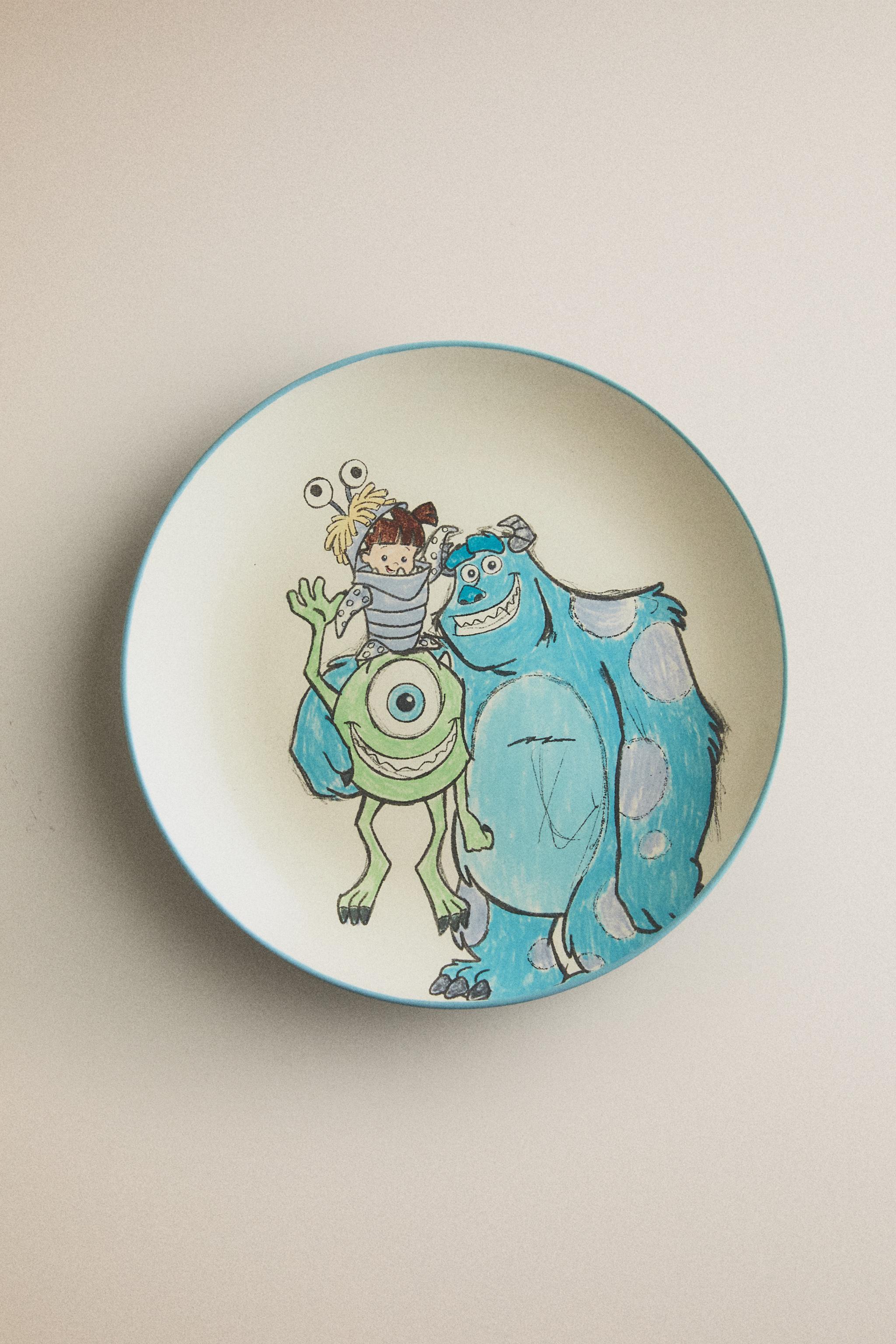KIDS' MONSTERS, INC. ©DISNEY/PIXAR STONEWARE PLATE